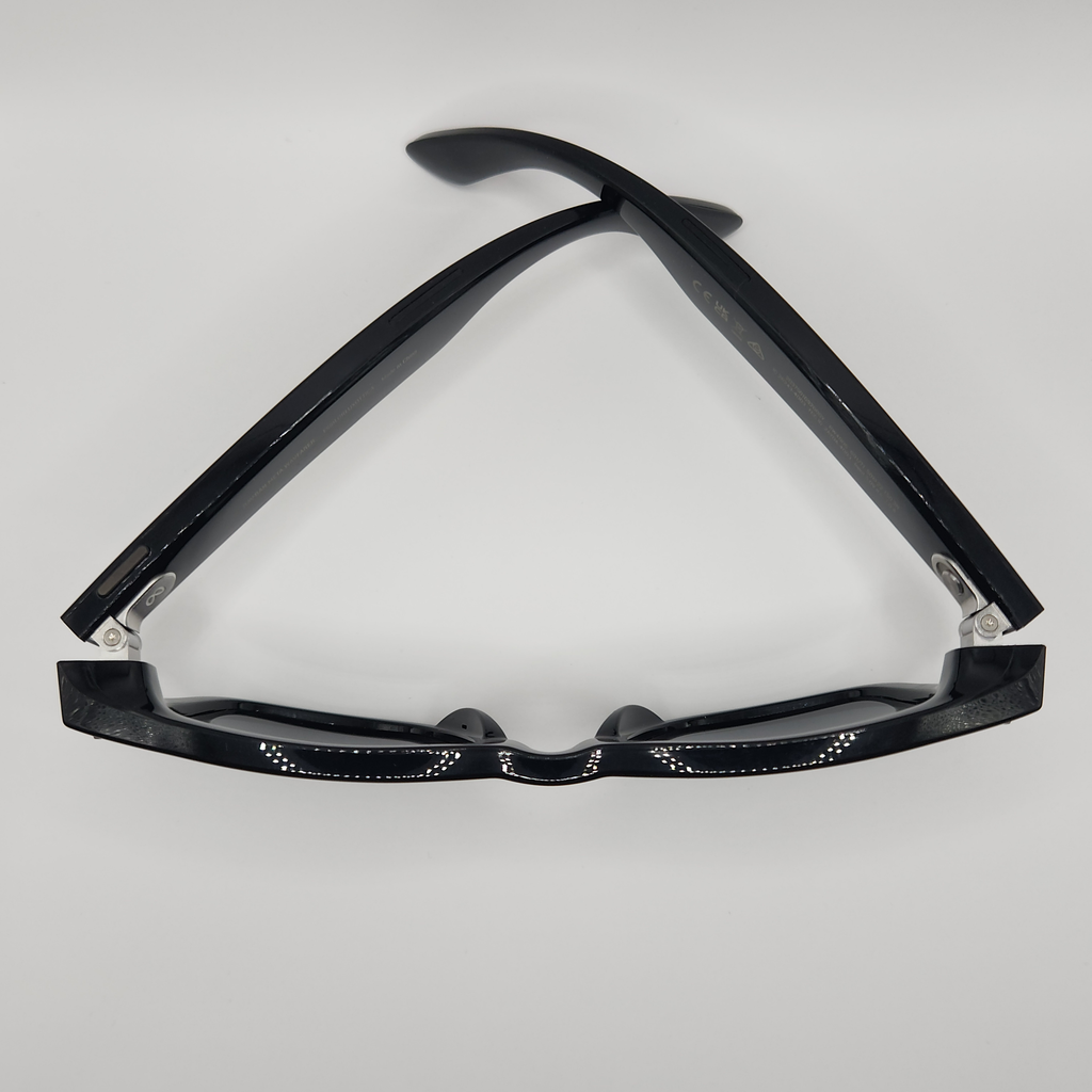 Ray-Ban Meta Wayfarer Gen 1 – Noir Brillant / Verres Catégorie 3 Gris Vert (Taille 50) - Smart+