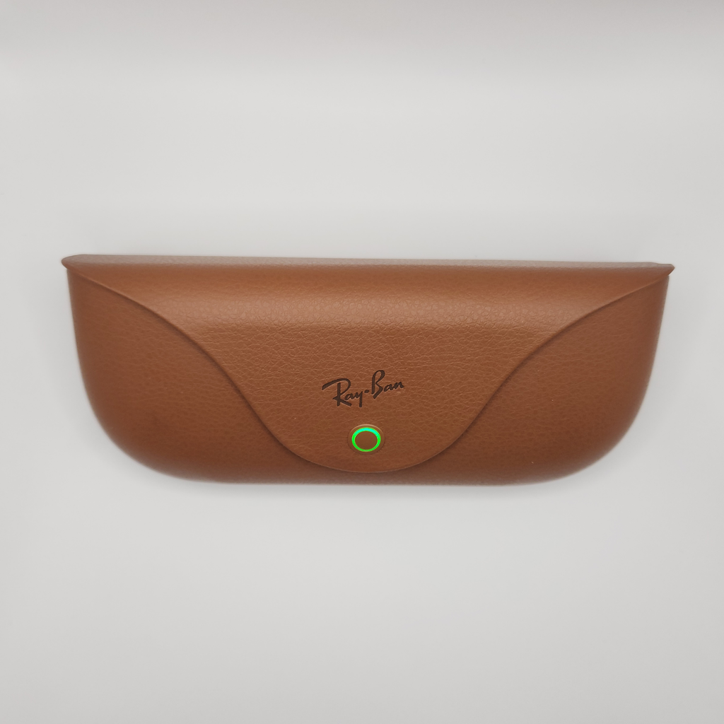 Ray-Ban Meta Wayfarer Gen 1 – Noir Mat / Verres Polarisés Gris Dégradé (Taille 53) - Smart +