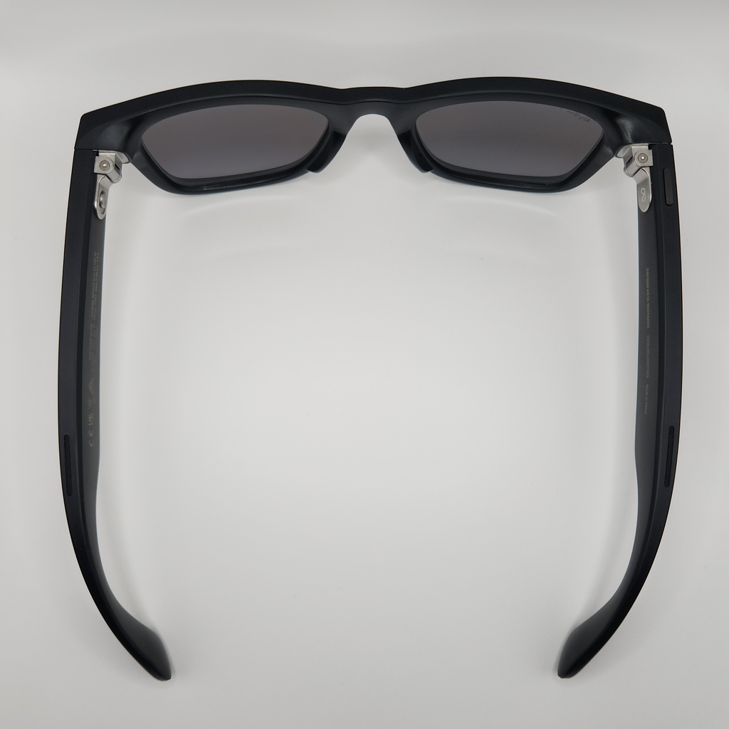 Ray-Ban Meta Wayfarer Gen 1 – Noir Mat / Verres Polarisés Gris Dégradé (Taille 53) - Smart +